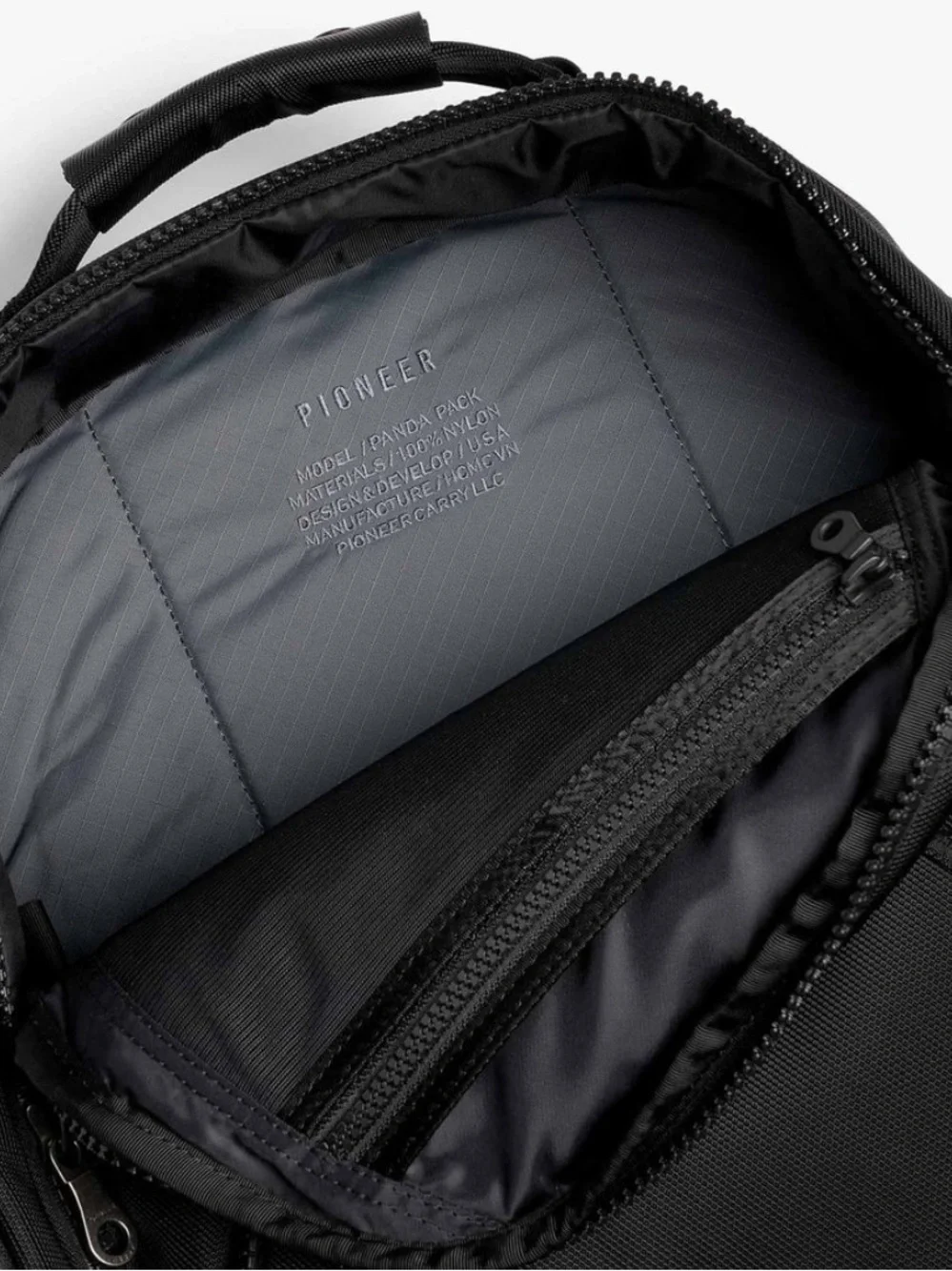 Pioneer Black Men's Travel Backpack NEW with tags - Picture 7 of 14